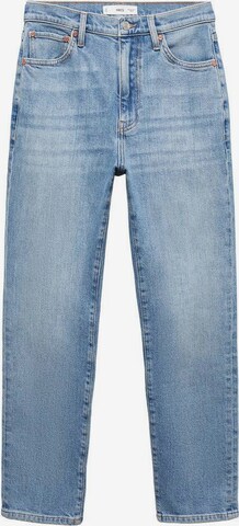 MANGO Slimfit Jeans in Blauw: voorkant