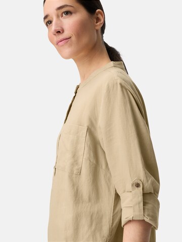 CAMEL ACTIVE Kleid mit Stehkragen in Beige