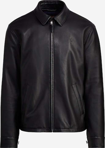 melns Polo Ralph Lauren Starpsezonu jaka: no priekšpuses