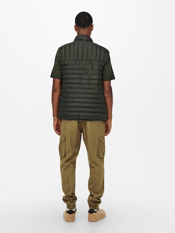 Only & Sons Tapered Cargo Pants 'Mike' in Green