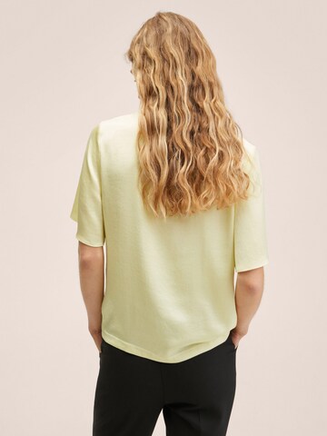 MANGO Bluse 'NICE' in Gelb