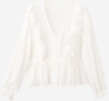 Bluză de la MANGO TEEN pe alb: față