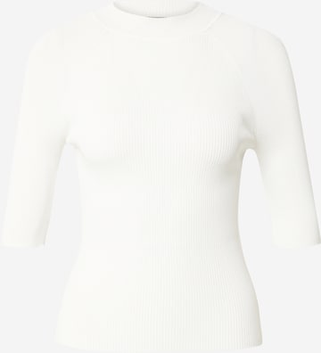 Pull-over COMMA en blanc : devant