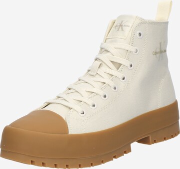 Calvin Klein Jeans High-top trainers in White: front