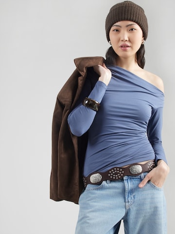 Abercrombie & Fitch Shirt in Purple: front