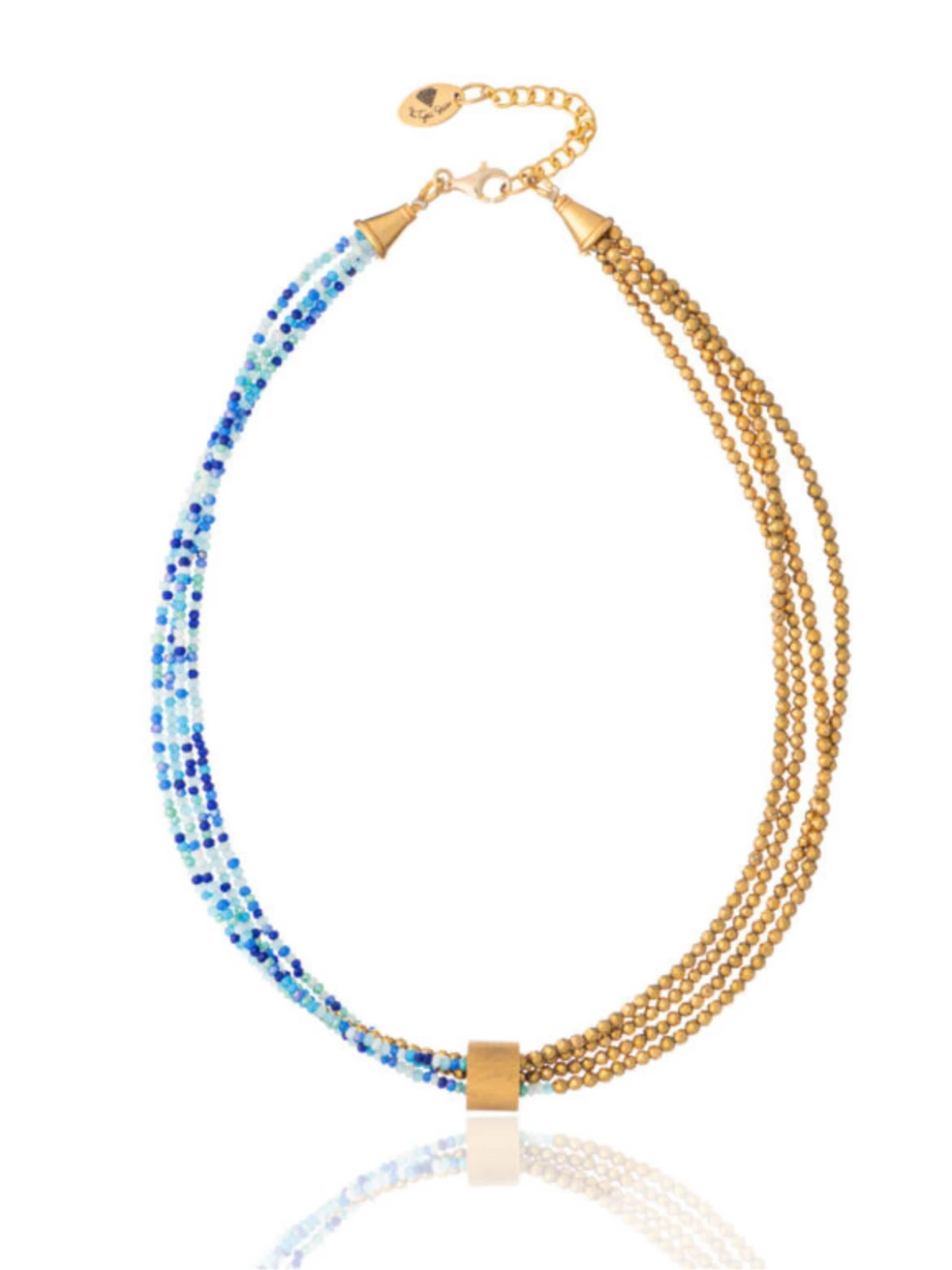 THE GEM STORIES JEWELRY Necklace in Blue