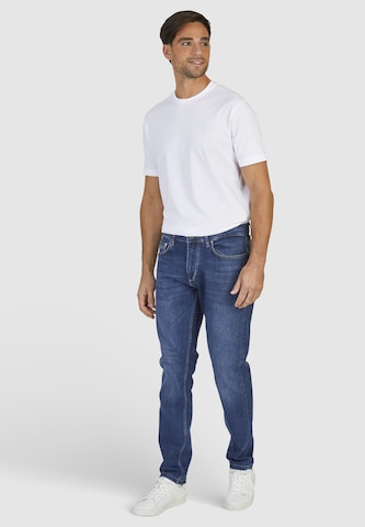 Coupe slim Jean HECHTER PARIS en bleu