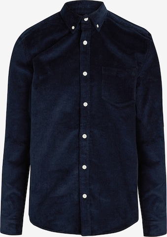 Coupe regular Chemise 'Sean' Redefined Rebel en bleu : devant