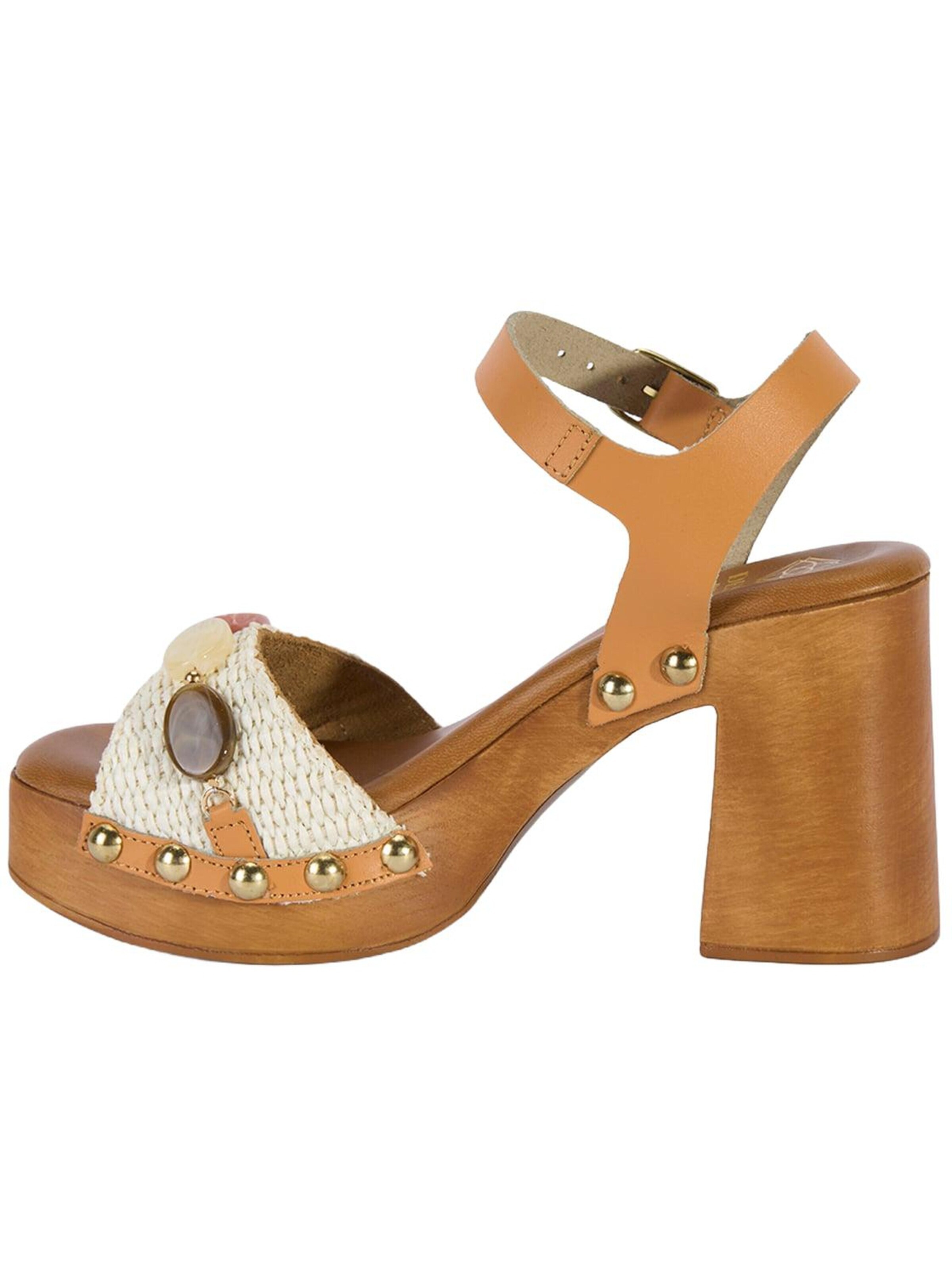 Desa Sandaal 'Plateau-Sandalen' in Wit