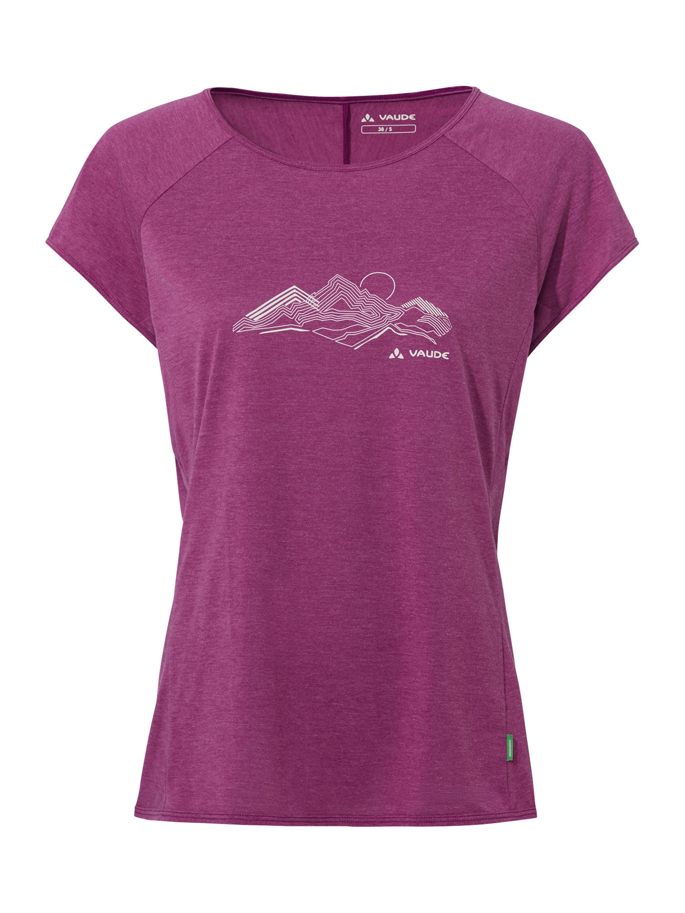 VAUDE Performance shirt 'Tekoa II' in Purple: front