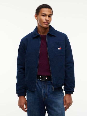 Tommy Jeans - Casaco meia-estação em azul: frente
