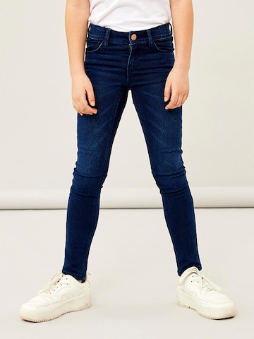 NAME IT Skinny Jeans 'Polly' i blå: forside