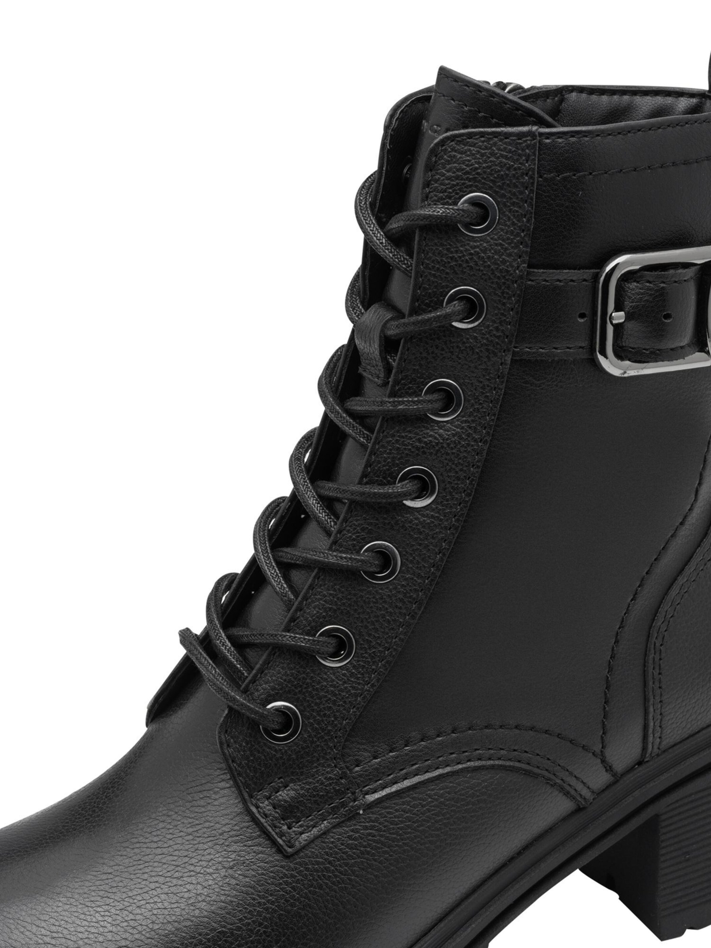 Bottines à lacets Tamaris en noir