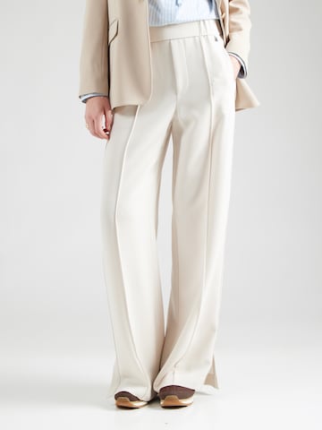 BOGNER Loose fit Pleat-Front Pants 'SUZY' in Beige: front