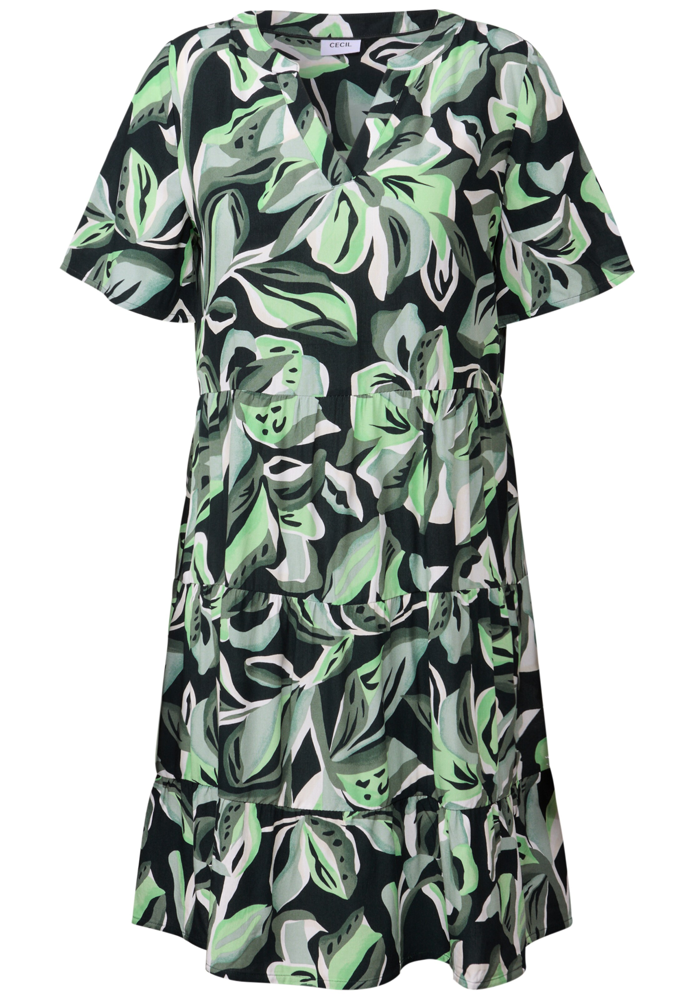 CECIL Kleid in Grün: Vorderseite