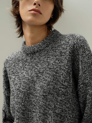 Lilysilk Pullover 'Wolle und Kaschmir Oversize Pullover mit Rundhalsausschnitt'‌‌‌‌‌ in Grau