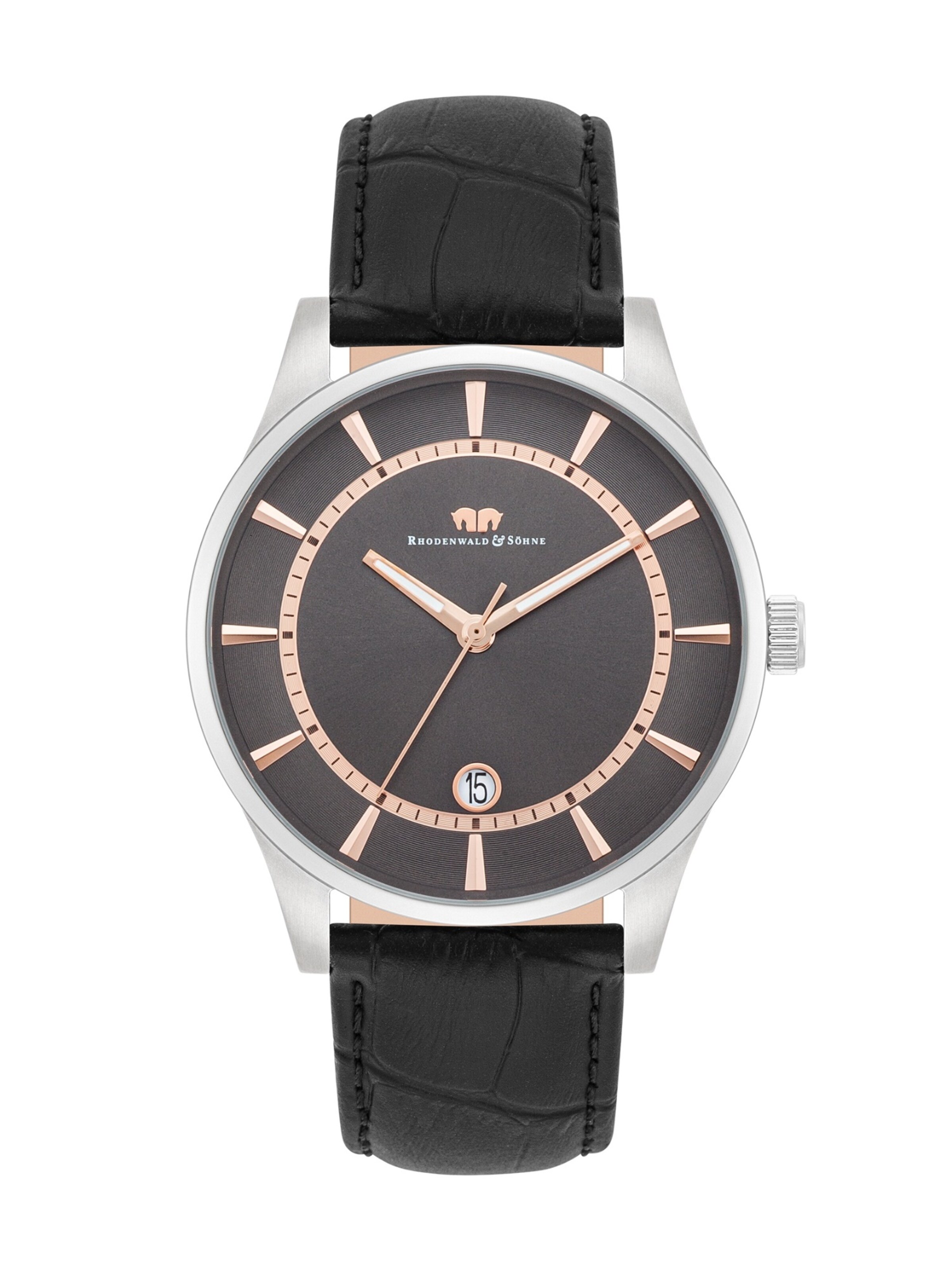 Orologio analogico di Rhodenwald & Söhne in nero: frontale