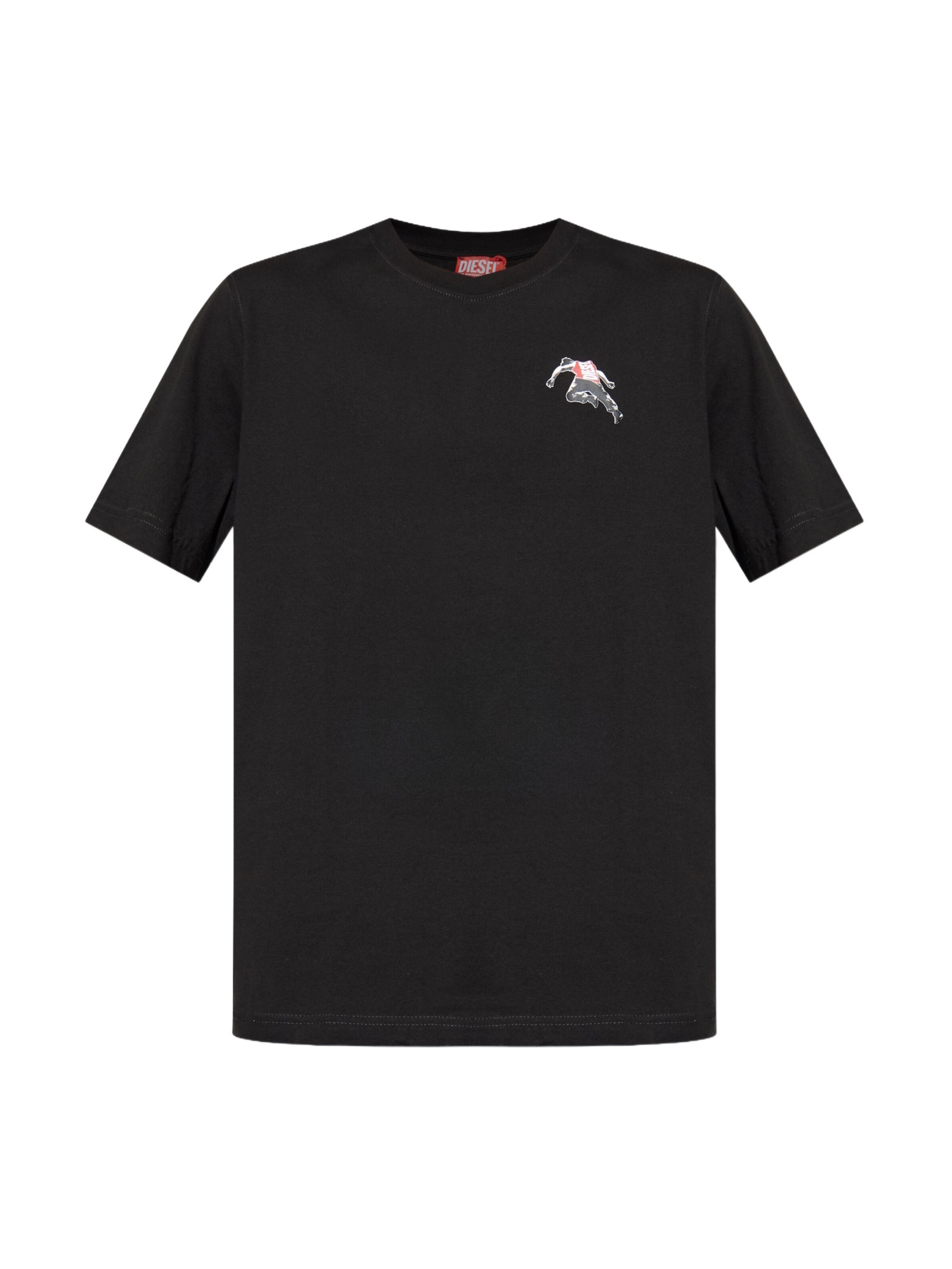 T-Shirt 'T-ADJUST-T3' DIESEL en noir : devant