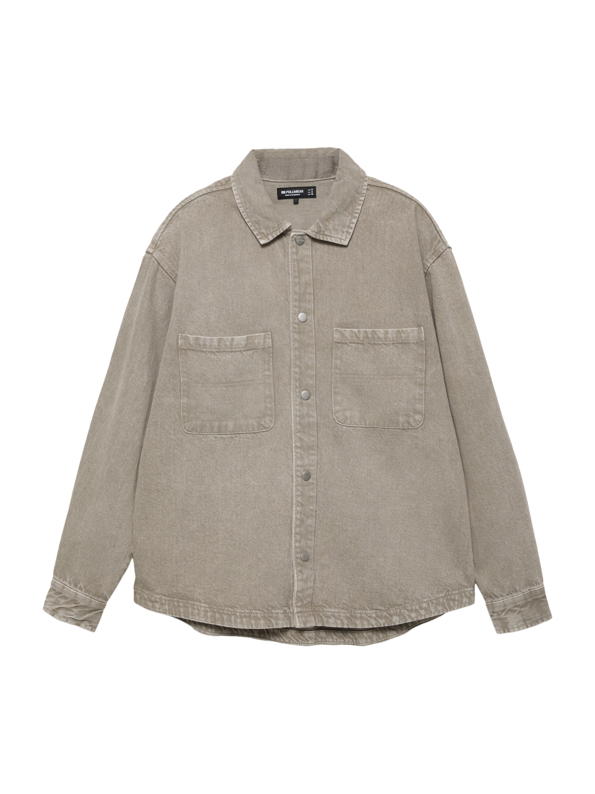 Giacca di mezza stagione Pull&Bear di colore grigio denim, Visualizzazione prodotti