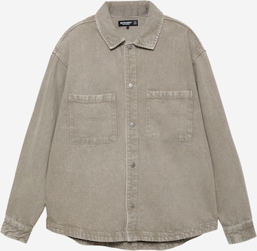 Pull&Bear Välikausitakki värissä harmaa: etupuoli