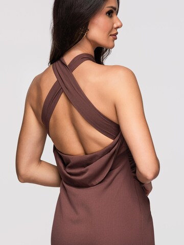 Ombre Evening dress in Brown