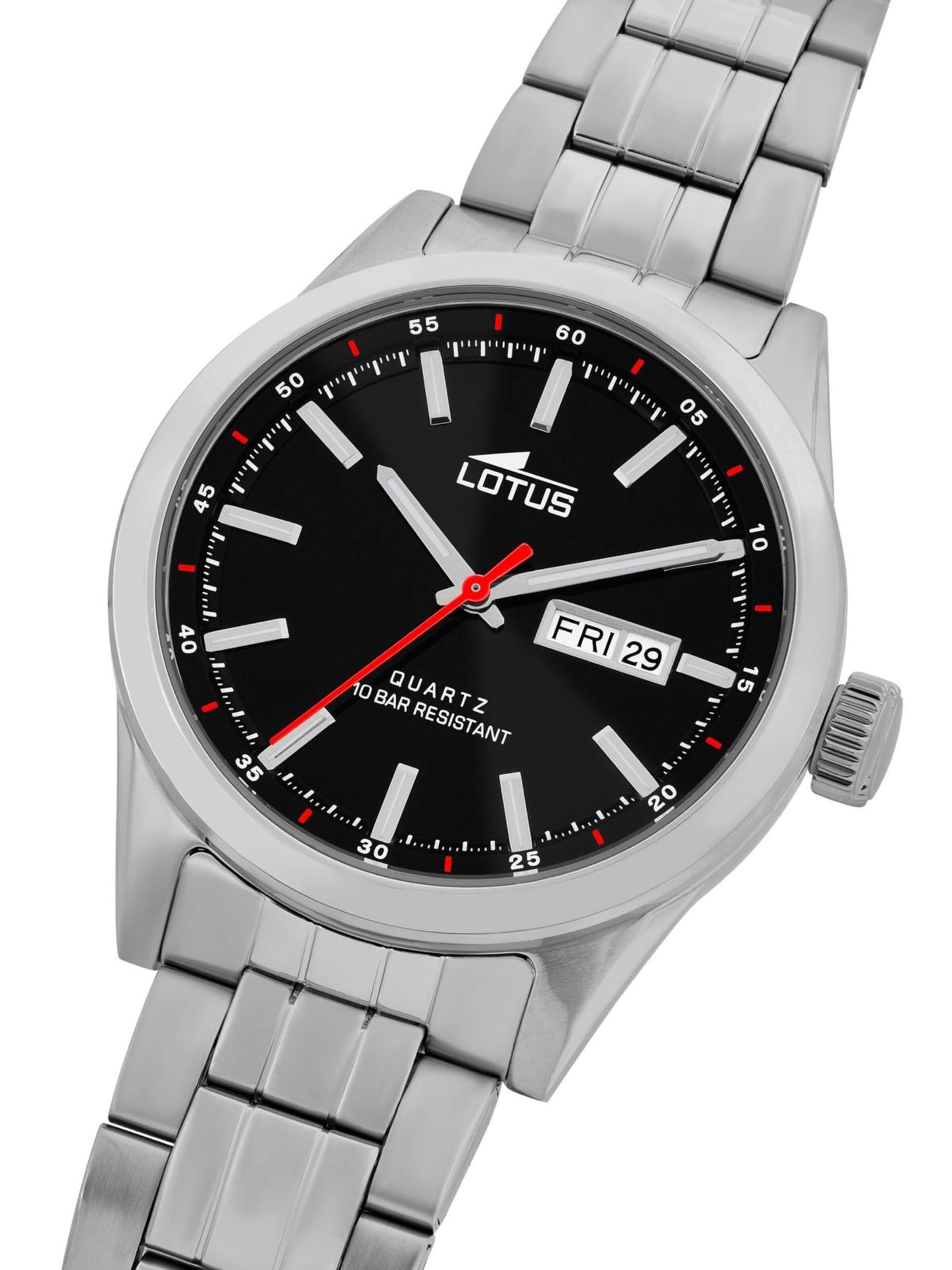 Lotus Analogové hodinky 'Watch Classics Steel' – černá