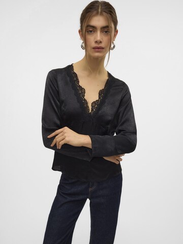 VERO MODA Bluse 'VMSille' i sort