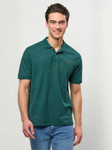 Coupe regular Chemise ' UMAlfred ' U.S. POLO ASSN. en vert : devant