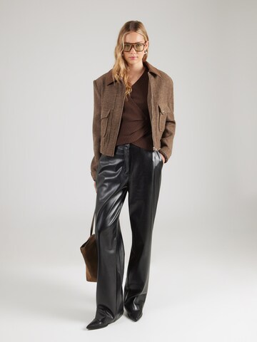 ABOUT YOU Sweater 'Ina' in Brown