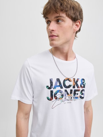 JACK & JONES Μπλουζάκι 'JJGEPLAS' σε λευκό