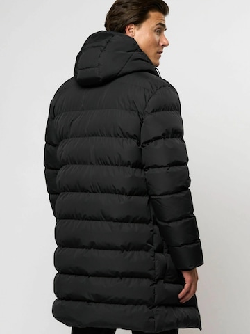 U.S. POLO ASSN. Wintermantel 'Albert ' in Zwart