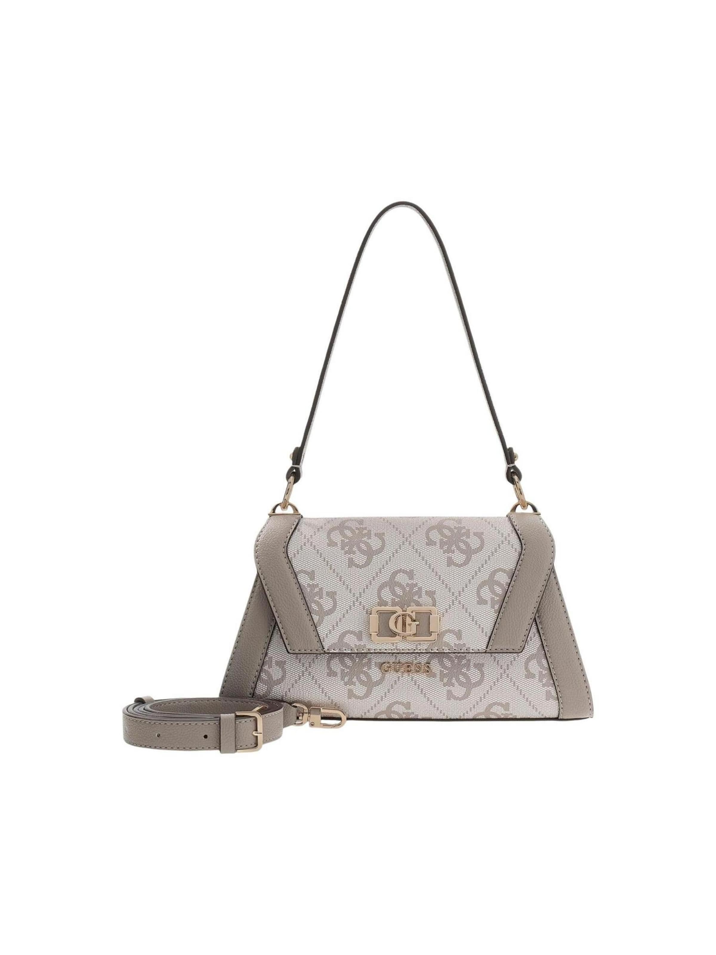 Borsa a spalla 'KARNILLA LOGO FLAP SHLDR BAG HWOS99 01190' di GUESS in grigio: frontale