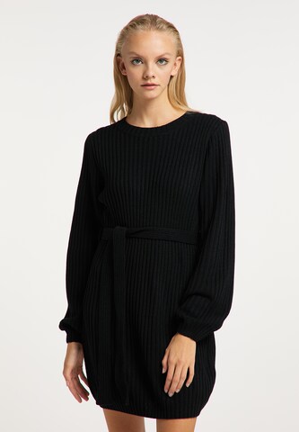 myMo ROCKS Knit dress in Black: front