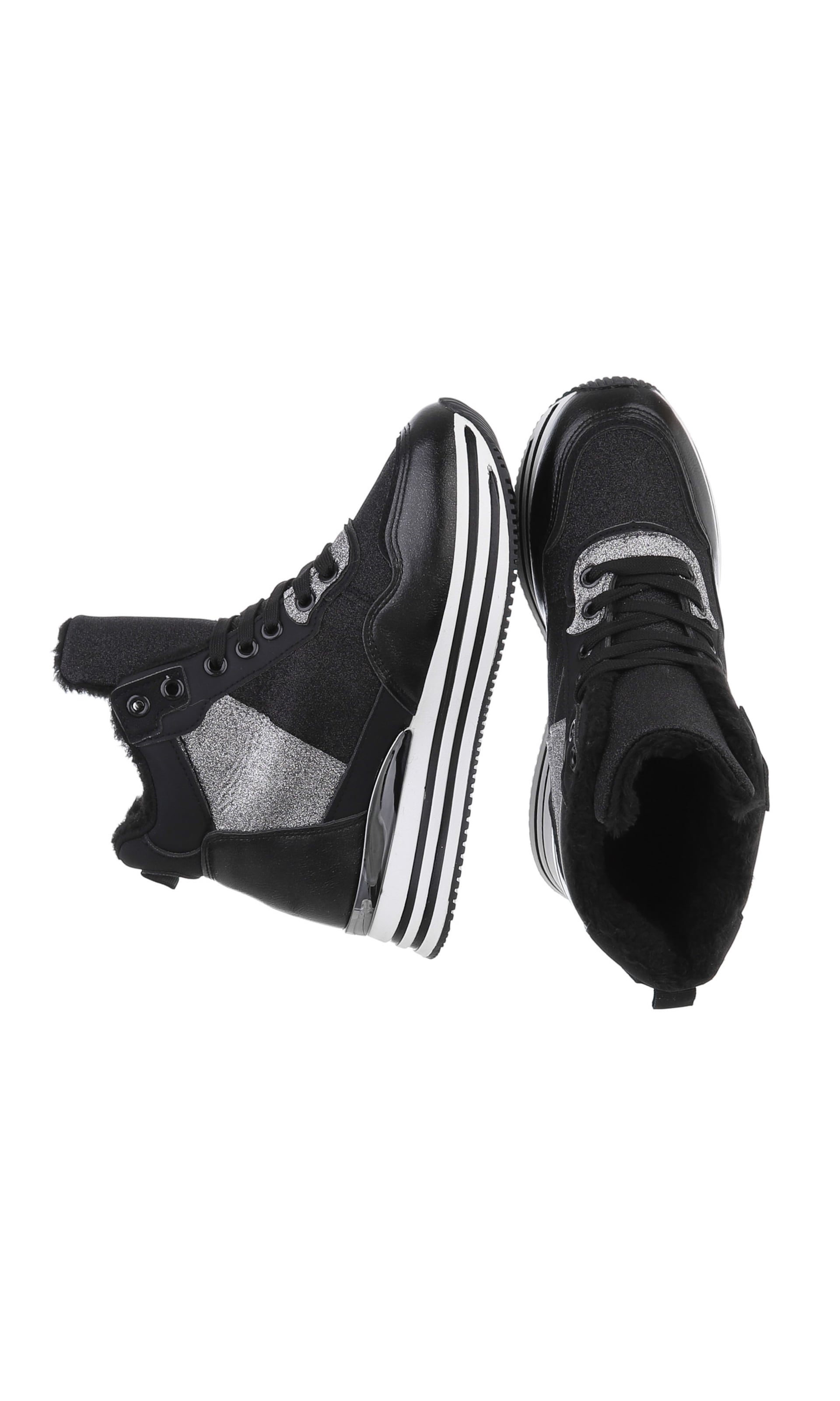 Ital-Design Sneaker in Schwarz