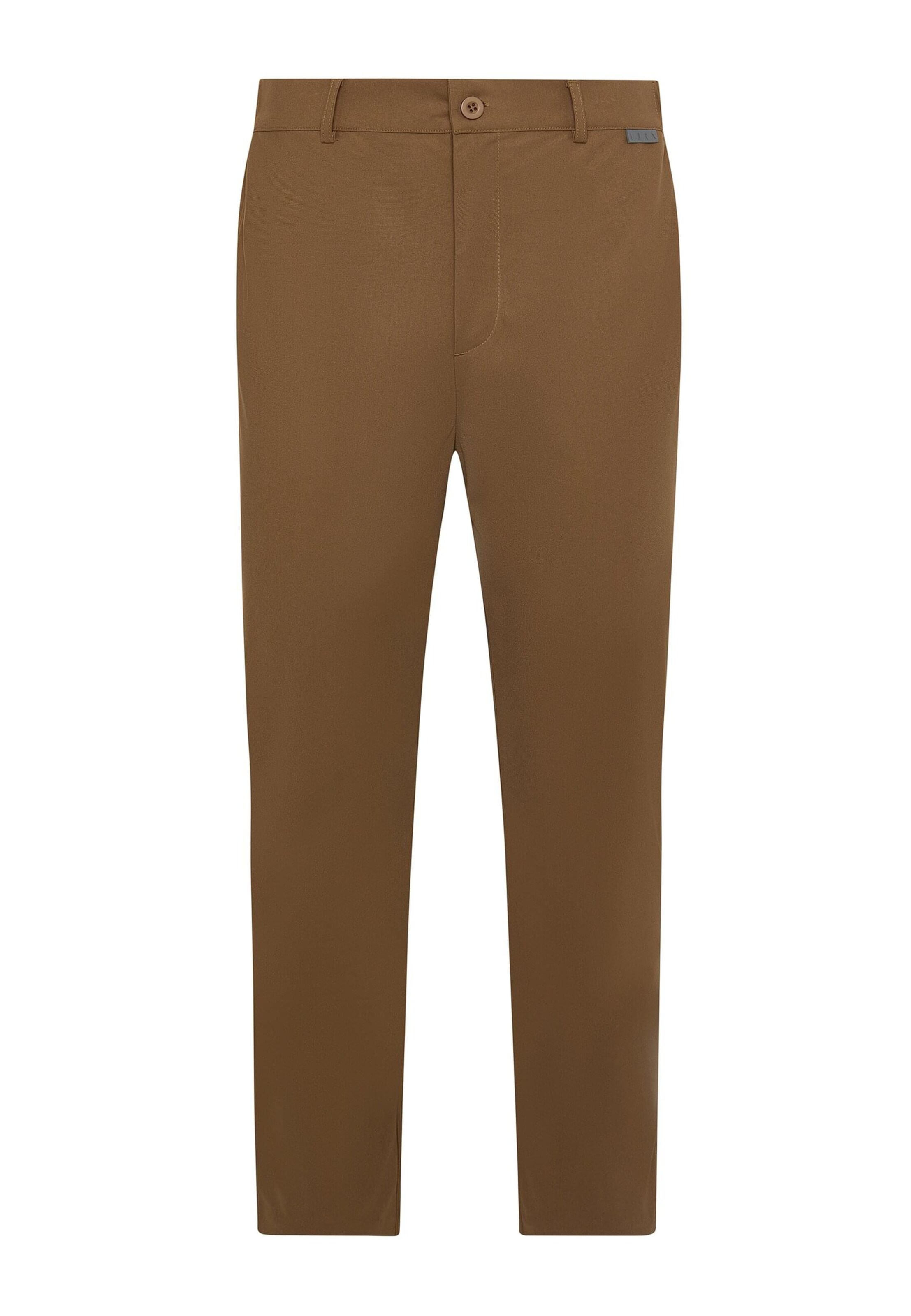 Born Living Yoga Regular Trousers 'Cannon' in Brown: front