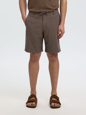 SELECTED Shorts 'SLHBrody' in Braun: Vorderseite