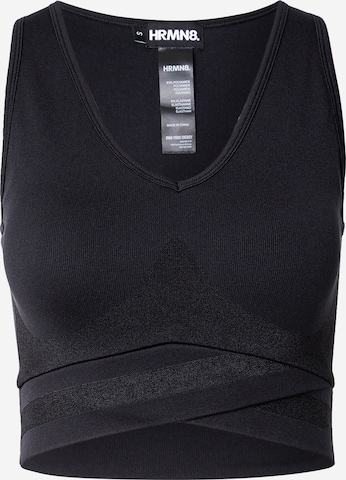 HRMN8Sportski top - crna boja: prednji dio