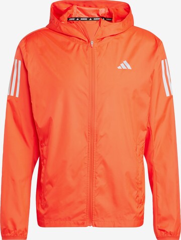 ADIDAS PERFORMANCE Athletic Jacket 'Own the Run ' in Red: front