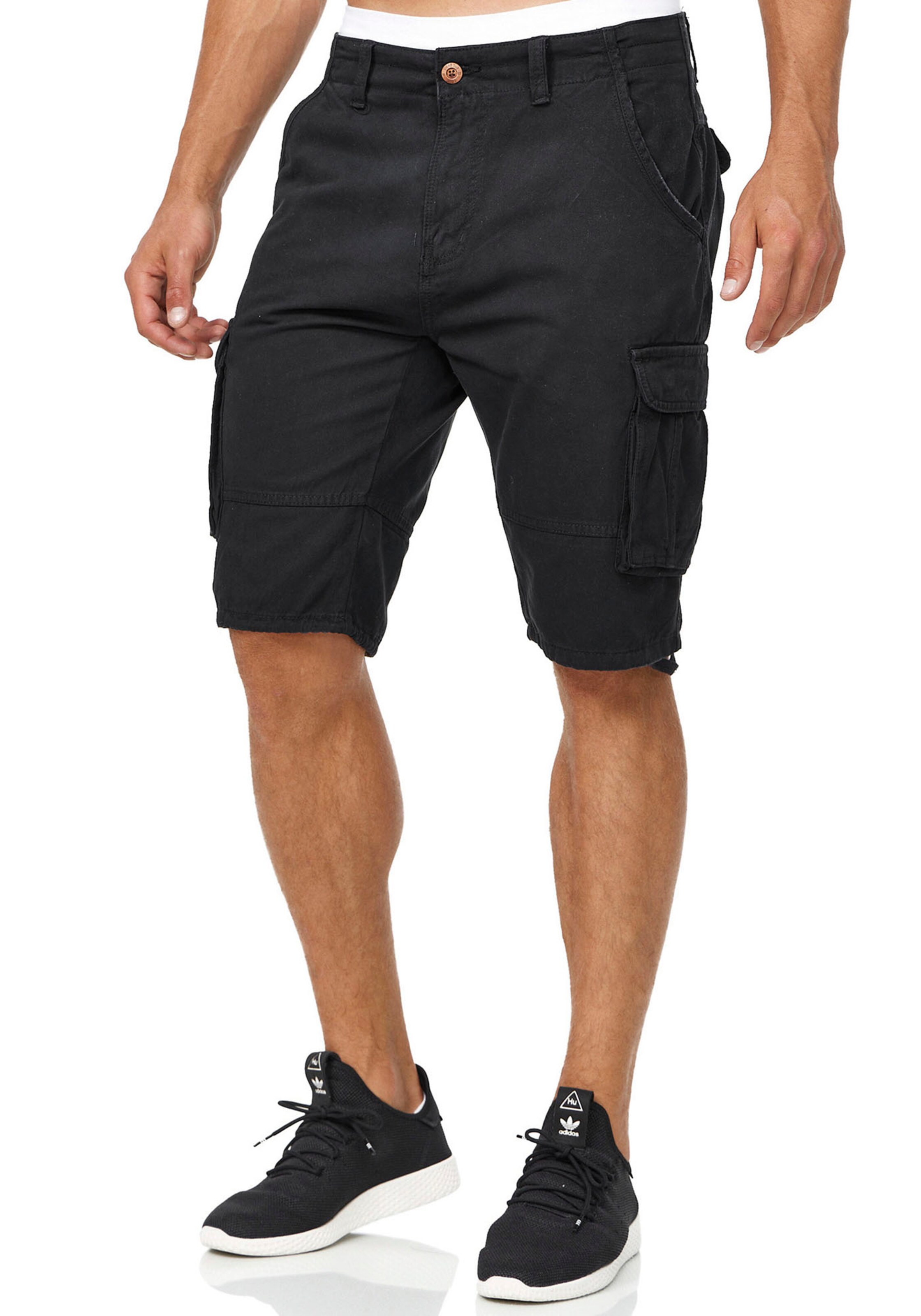 INDICODE JEANS Regular Pants in Black