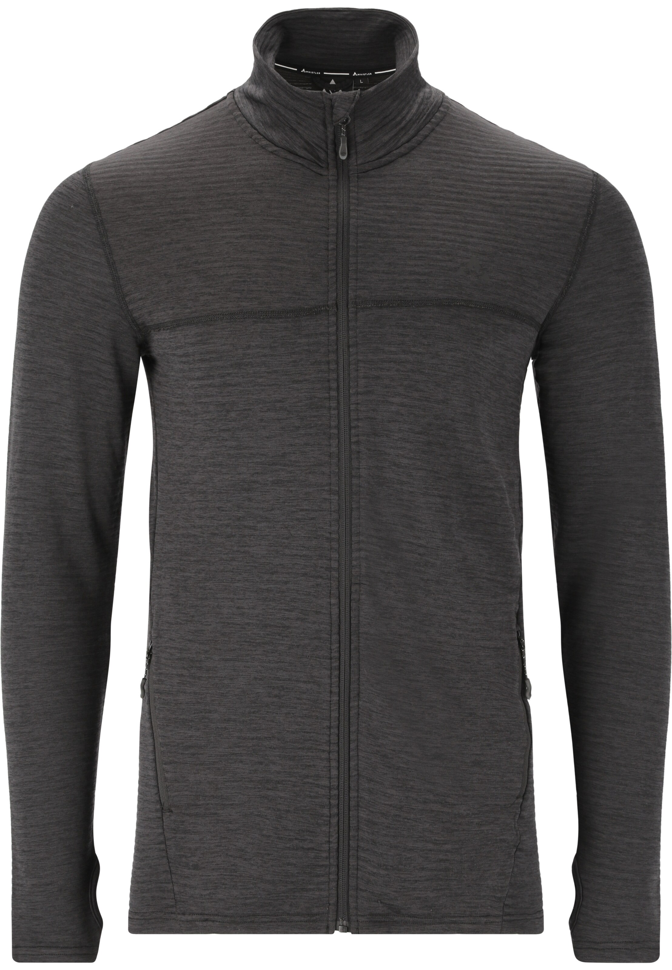 Whistler Sportsweatvest 'Nevados' in Grijs: voorkant