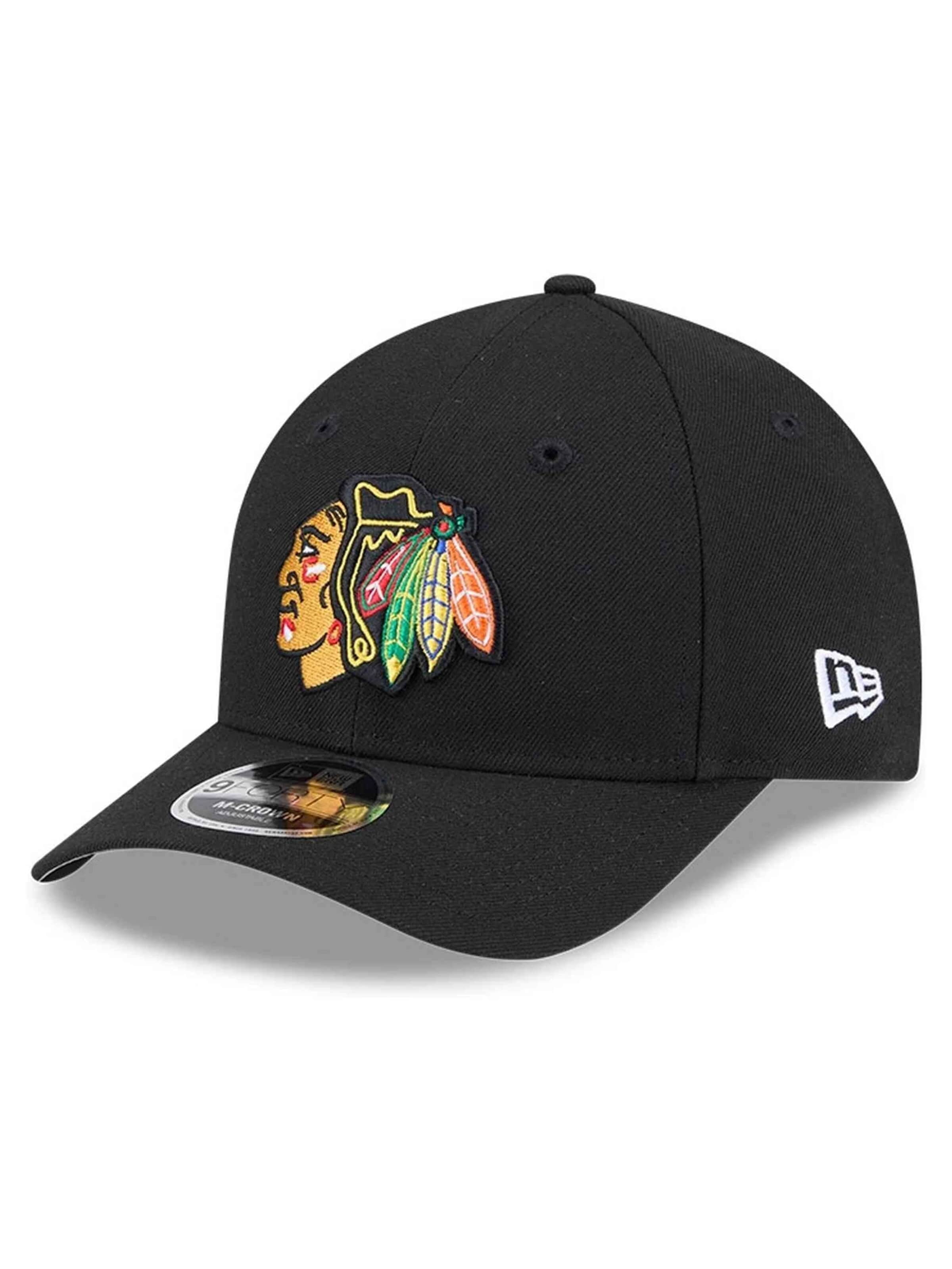 NEW ERA Cap 'Gorra new era negra chicago blackhawks nhl team 940mc chibla otc' in 54-64 in Black, Item view