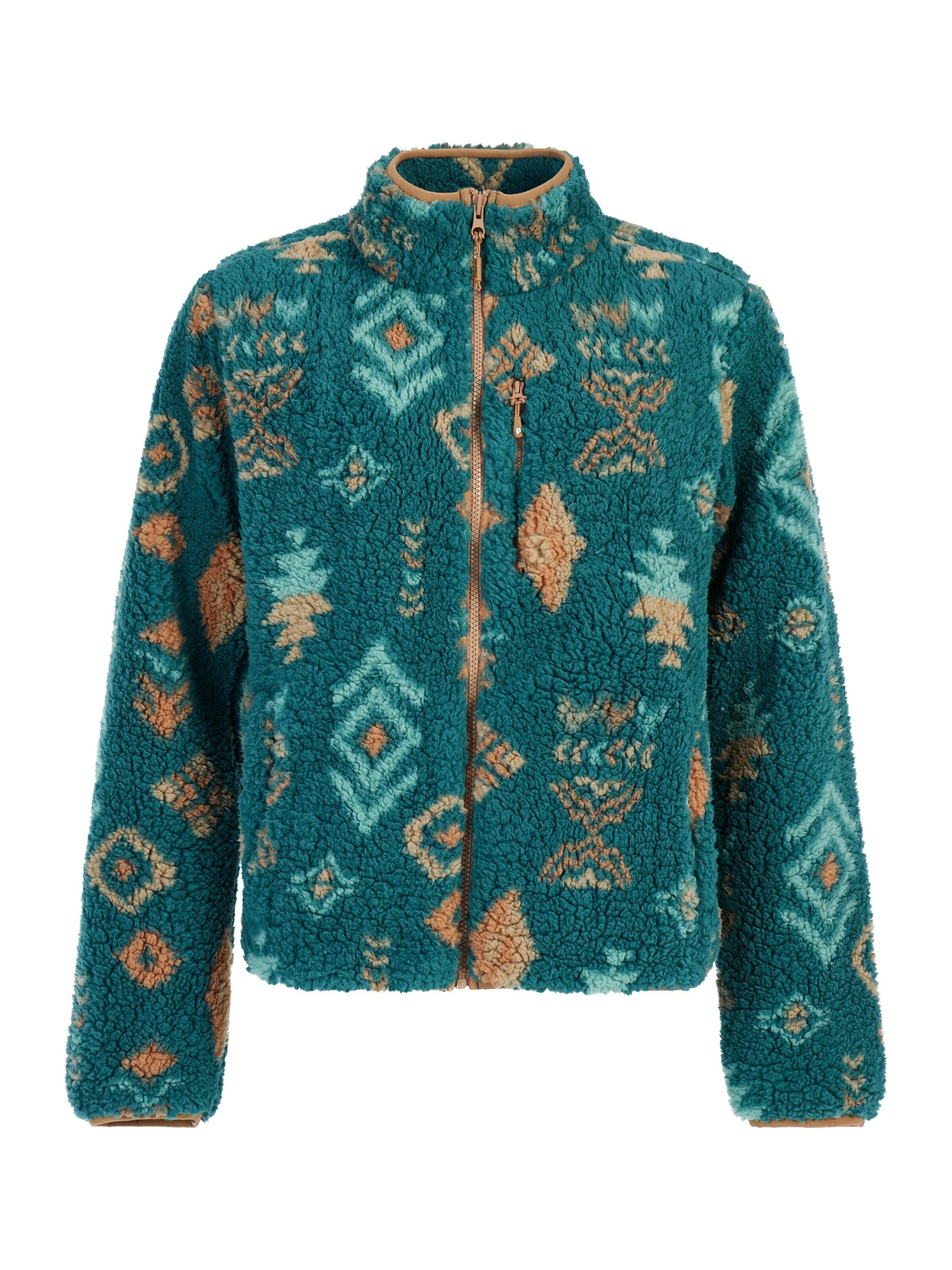 PROTEST Fleece jas 'PRTAdele' in Blauw: voorkant
