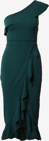 WAL G. فستان سهرة 'RAQUEL' بلون أخضر: الأمام