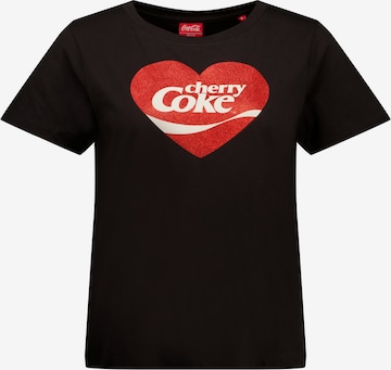 T-shirt 'Cherry' Deeluxe en noir : devant