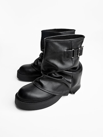Boots Bershka en noir