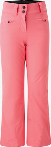 ZIENER Workout Pants 'ALIN-Z' in Red: front