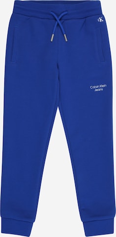 Calvin Klein Jeans Pants 'Stack' in Blue: front