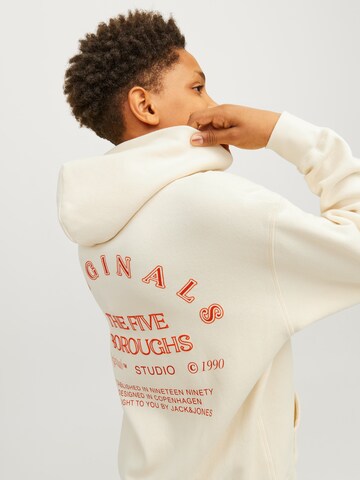 Jack & Jones Junior Sweatshirt 'JORBrooklyn' in Beige