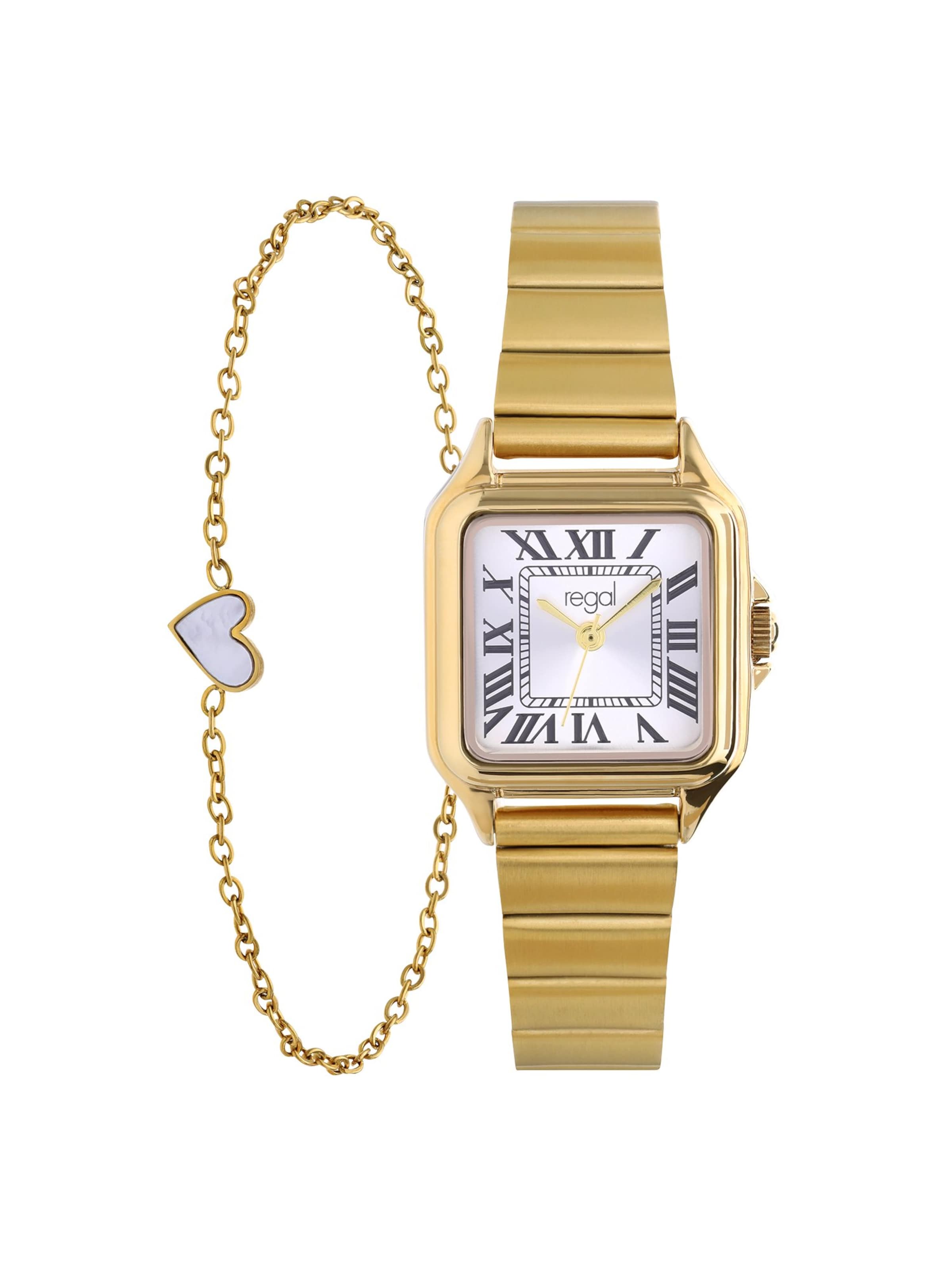 Lucardi Sieraden set 'Klassisch' in Goud: voorkant