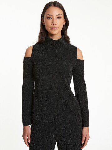 Ana Alcazar Shirt ' Tarosa ' in Zwart: voorkant
